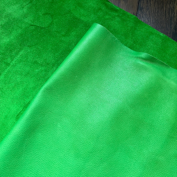 Bulk Mint Green Upcycled Naked Leather (FREE SHIPPING)