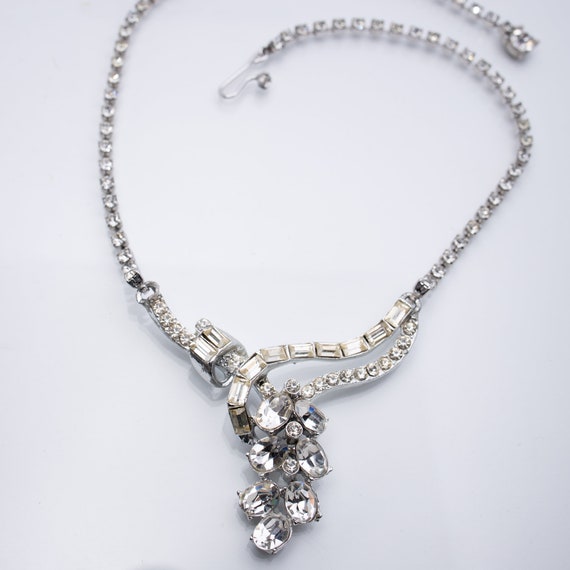 Unsigned Vintage Choker - Rhinestone Choker