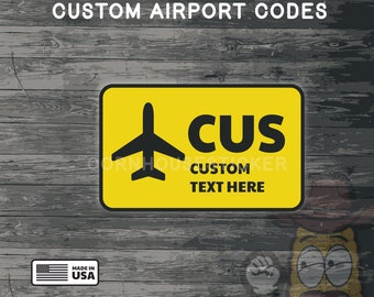 Custom airpot code Vinyl sticker| Custom stickers