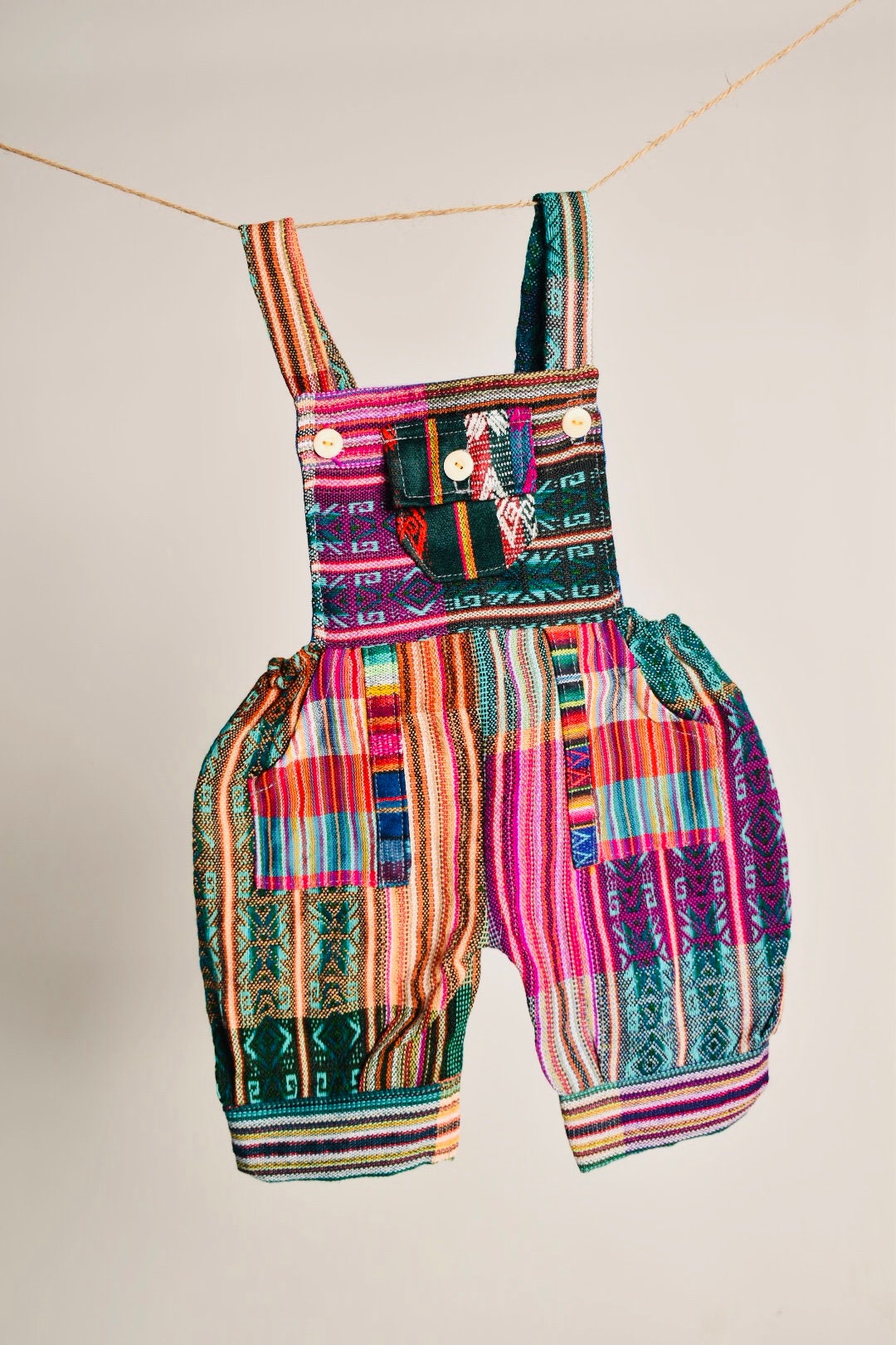 Boho Overalls Ethnic Handmade Romper Hispster Overalls Etsy