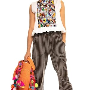 SALE Cotton Pants, Comfortable Breathable Pants, Boho Pants, Woven Cotton, Unisex Trousers, Yoga Pants, Travel Pants, Lounge Pants, , PLU