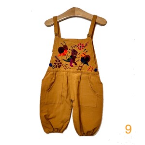 Size 3| Unisex |Hand Embroidered |100 Cotton Overalls| Ethnic Handmade Romper| | Childrens Jumpsuit | Baby Overalls | Baby Shower