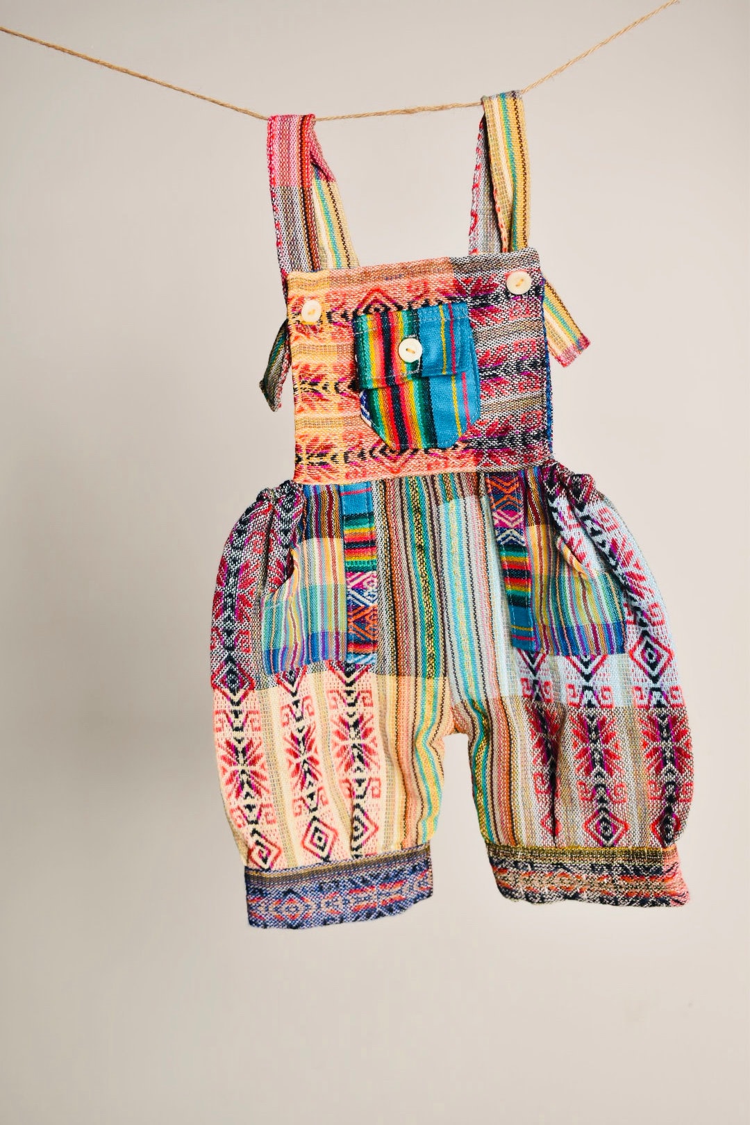 Boho Overalls Ethnic Handmade Romper Hispster Overalls Etsy