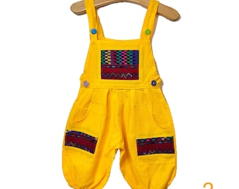 Size 5| Unisex |Hand Embroidered |100 Cotton Overalls| Ethnic Handmade Romper| | Childrens Jumpsuit | Baby Overalls | Baby Shower