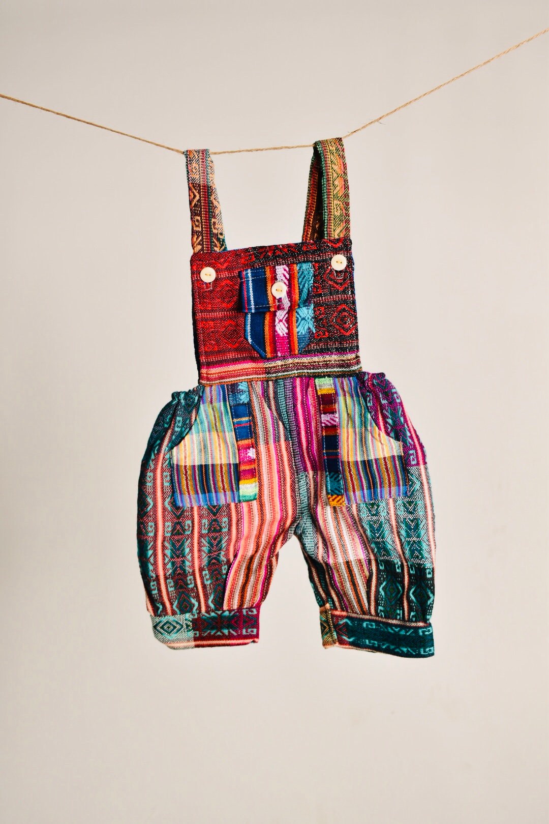 Boho Overalls Ethnic Handmade Romper Hispster Overalls Etsy