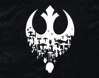 Rebel Alliance Ships Black - Star Wars t-shirt Disneybounding Galaxys Edge
