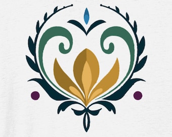 DisneyBound Frozen Anna Crest T-shirt - Adulti e Bambini