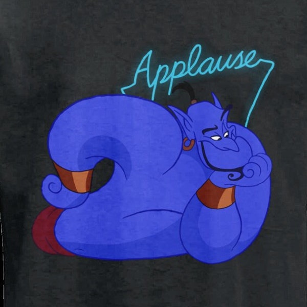 DisneyBound Aladdin Genie Applause signTshirt - Adults and Kids