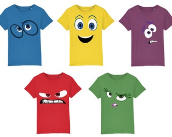 DisneyBound Inside Out Joy Sadness Fear Anger Disgust t-shirt - Adults and Kids