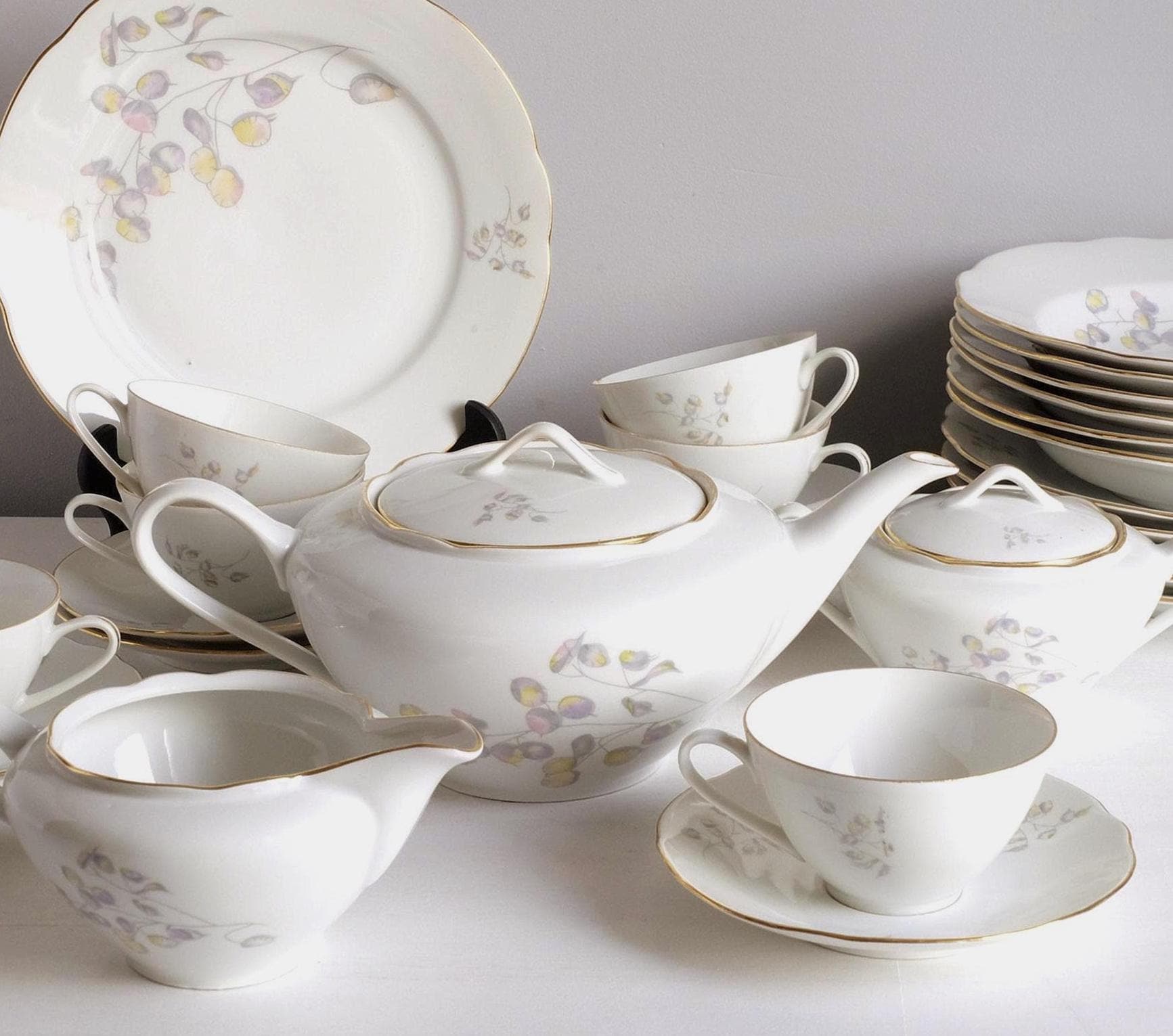 Czechoslovakia Porcelain Tea Set - Etsy Canada