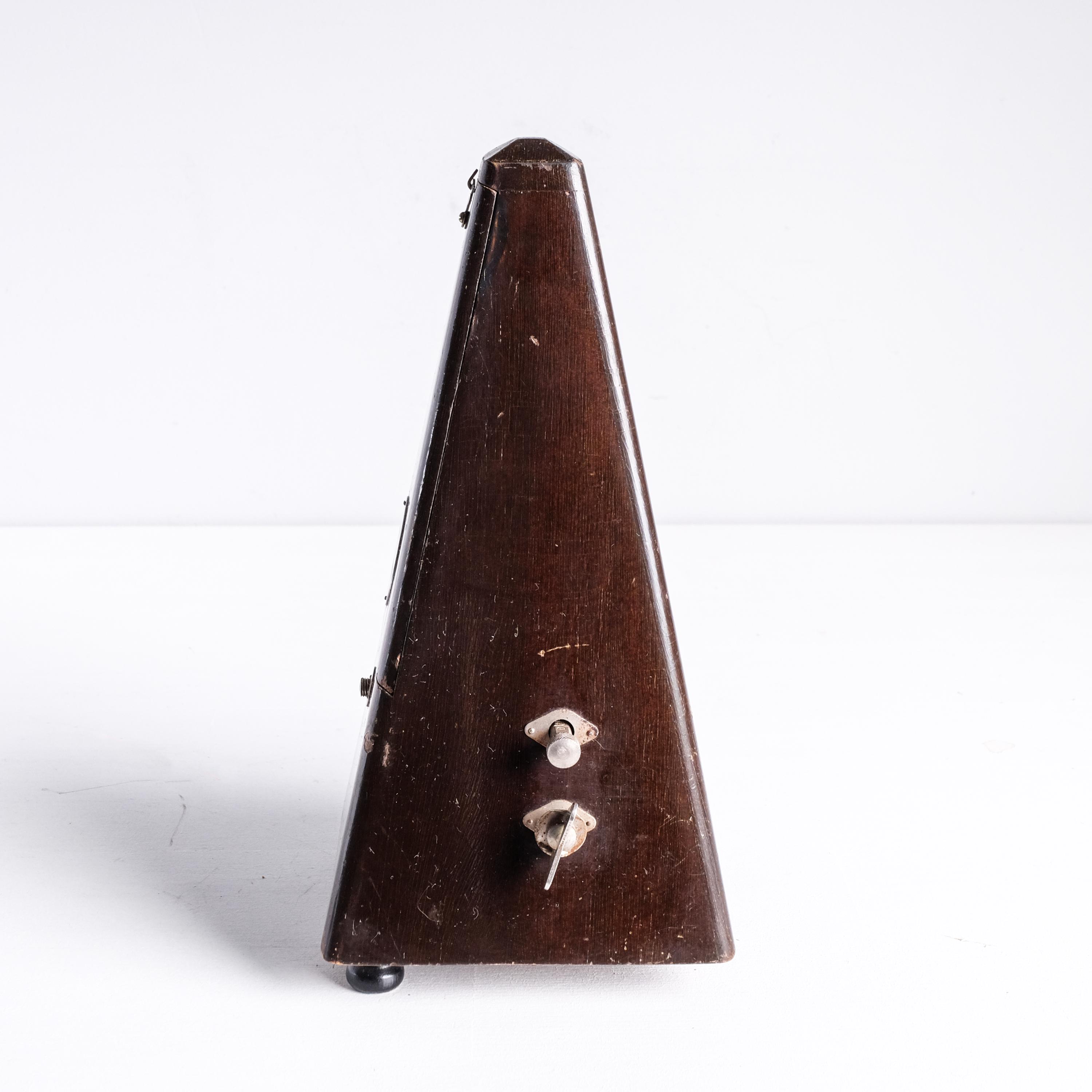 ベルチャイム付き木製メトロノーム PRIM チェコスロバキア 1960年代