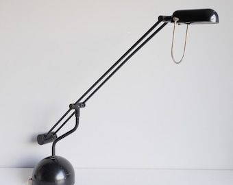 Halogen Counter Weight Balance Desk Lamp, Architect Lamp, Vintage 80s