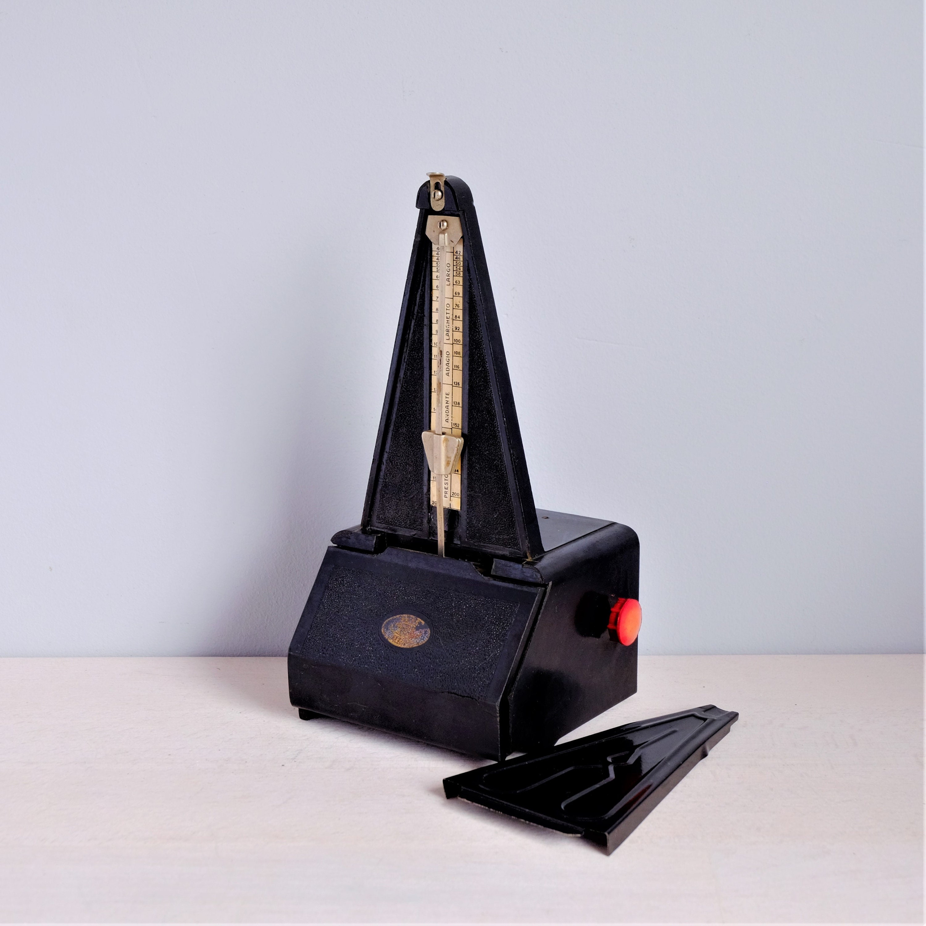 Vintage Bakelite and Metal Metronome USSR 1960 Mechanical Etsy