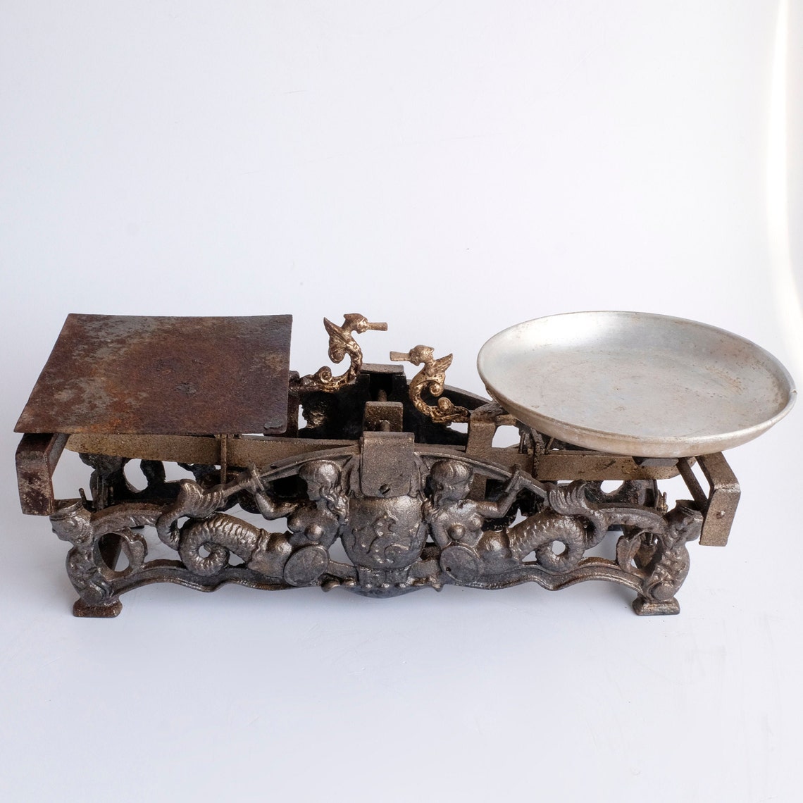 Antique Cast Iron Balance Scales Weighing Scales Vintage Etsy