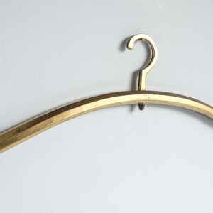Vintage Brass Clothes Hanger, Wedding Dress Hanger