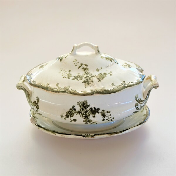 Antique Gravy Boat Etsy