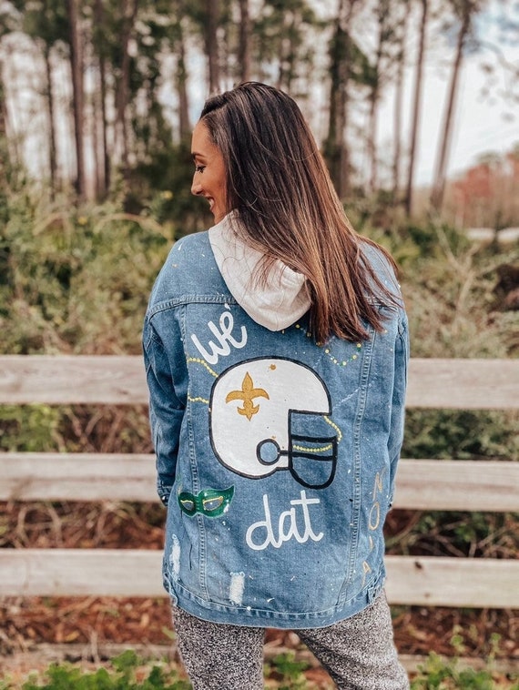 Hand-painted Denim Jacket // Custom 
