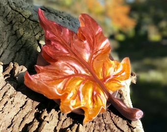 Maple Leaf Phone Grip: Fall Autumn Magnetic Phone Decor