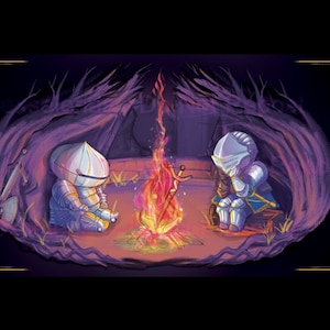 27&quot; x 15&quot; Bonfire Desk Mat
