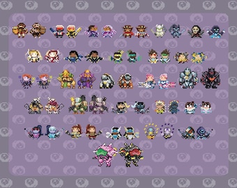 1.5" Reversible Skin Pixel Charms