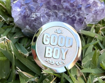 1.5" Good Boy Coin Enamel Pin