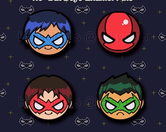 1.5" Bat Boys Enamel Pins