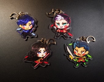 2.5" Double sided Bat Boys Charms