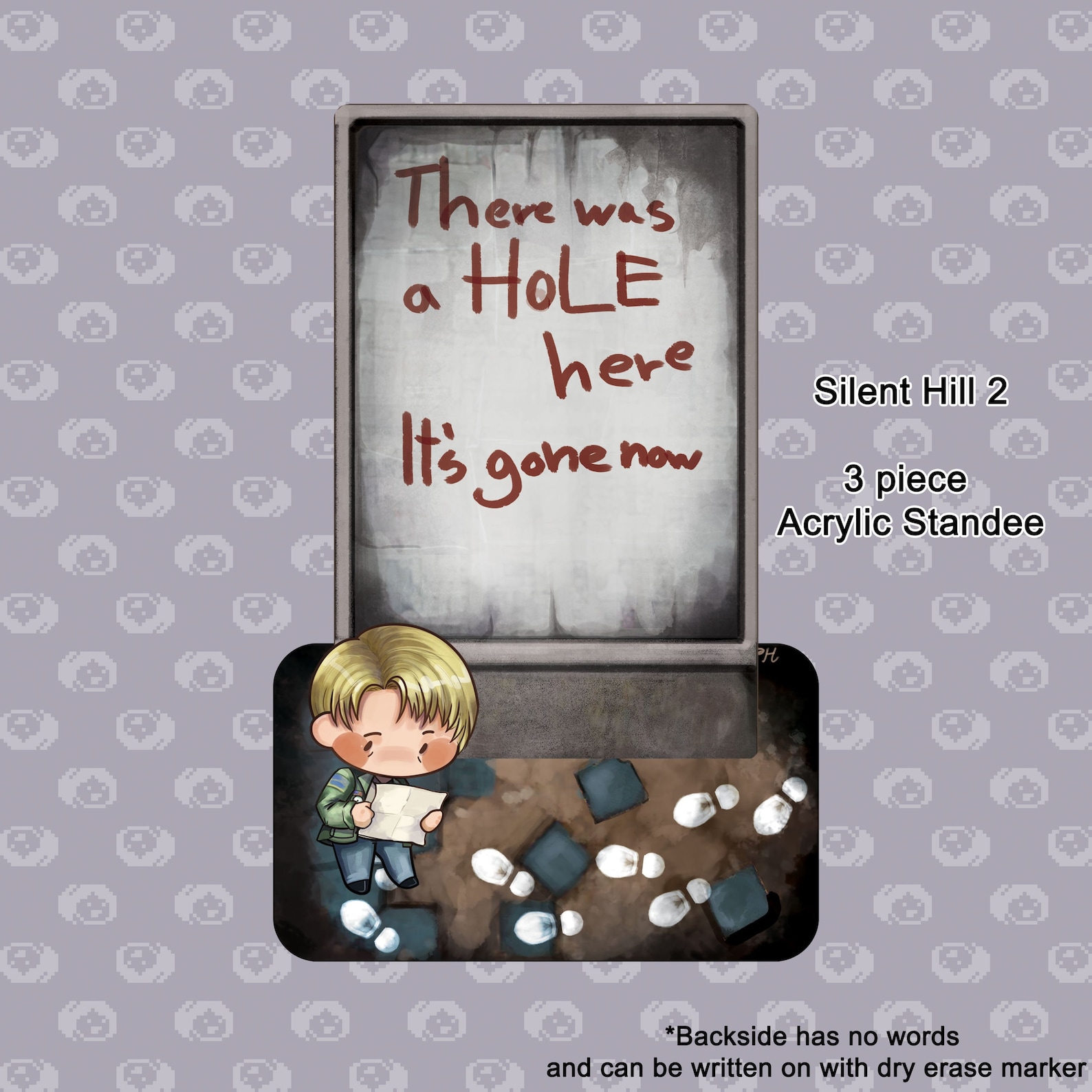 SH 2 Inspired Acrylic Standee Memo Board