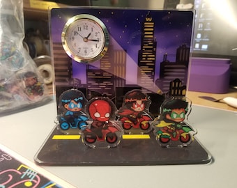 6" Batboys Clock Set