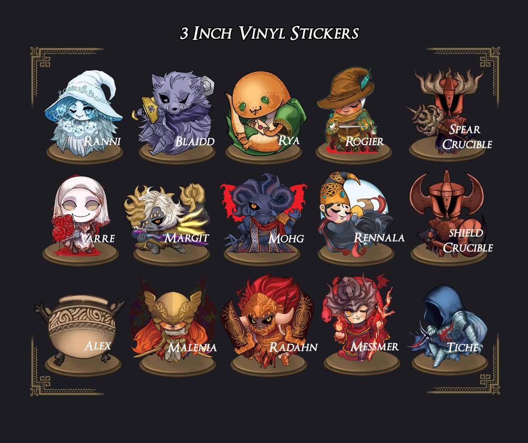3 Inch ER Vinyl Stickers - Etsy