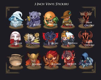 3 Inch ER Vinyl Stickers