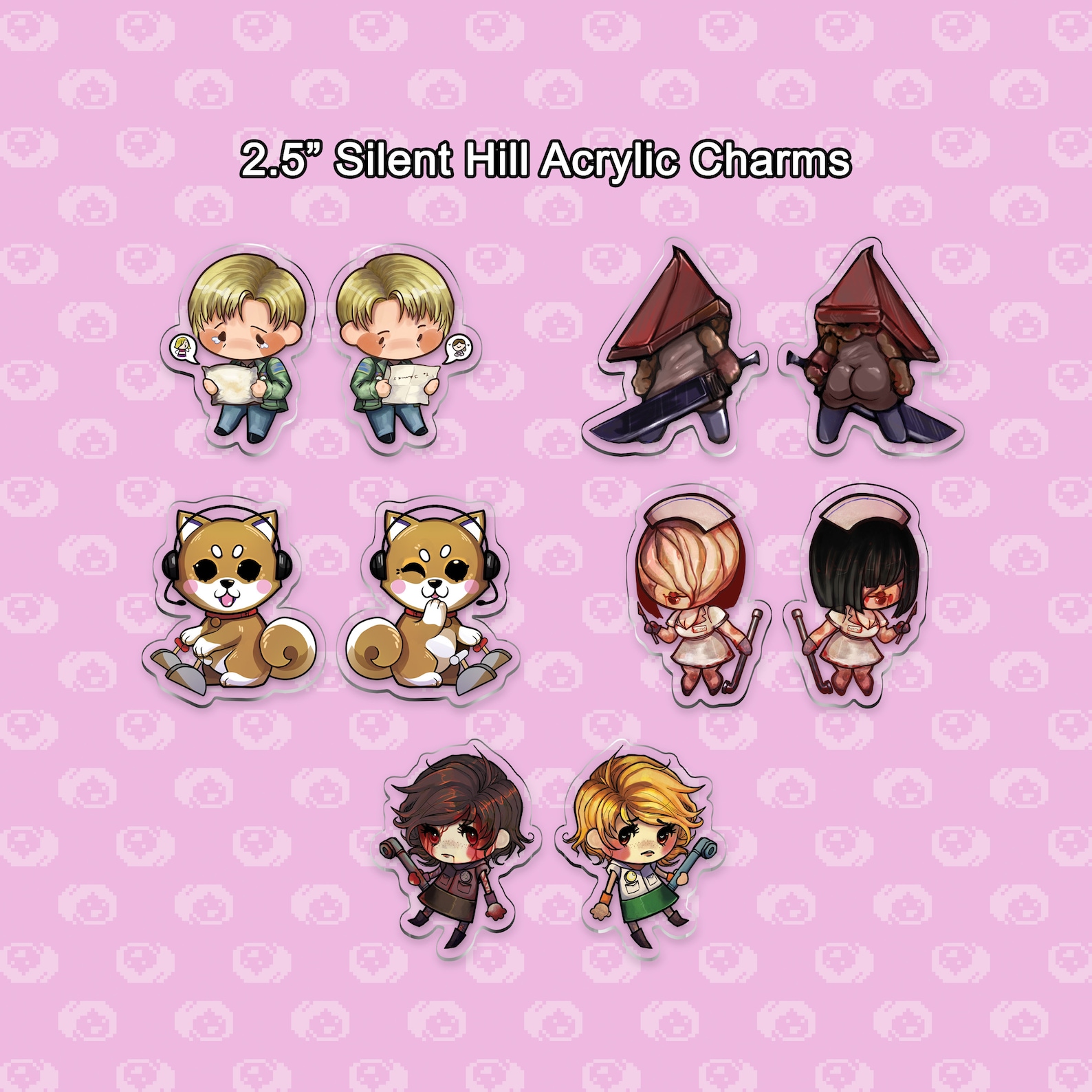 Spooky Mountain Acrylic Charms
