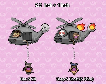 2,5" + 1" helikopterbedel