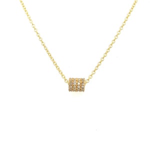 Charm Necklace, little necklace, gift necklace, zirconia Necklace, Dainty jewelry, Signs necklace, friendship necklace, minimalist necklace