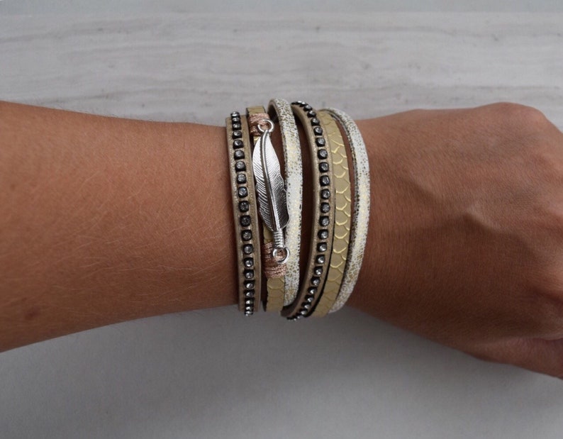 Layered Bracelet Cuff Bracelet Multi Bracelets Unique Etsy