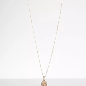 Collar Virgen María, Collar de fe, collar de regalo, Collar de Jesús, Joyería delicada Collar de signo, collar de amistad, collar minimalista