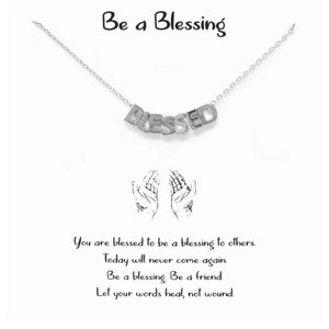 Charm Necklace, little necklace, gift necklace, blessed Necklace, Dainty jewelry, Signs necklace, friendship necklace, minimalist necklace