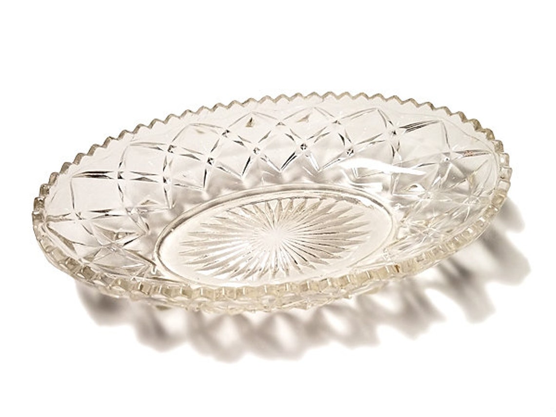 Fostoria American Clear Oval Vegetable Bowl Fostoria Glass Oval Bowl