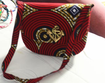 Made using African print bag