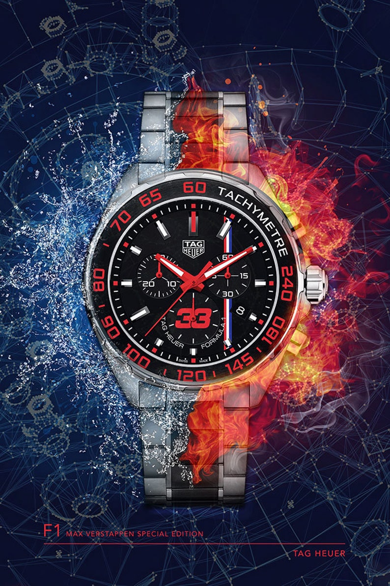 Tag Heuer Formula 1 Max Verstappen Special Edition Watch - Etsy UK