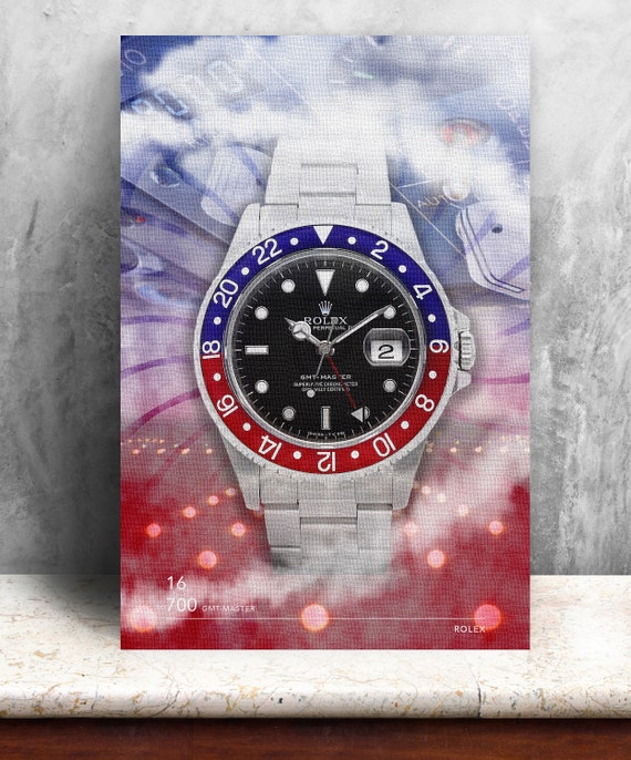 Rolex GMT-Master 116700 watch print on 