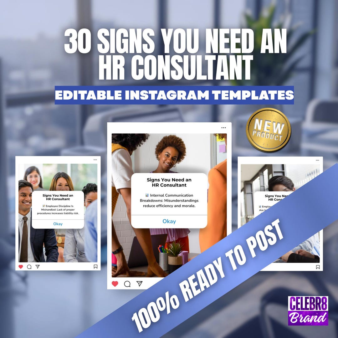 HR Consultant Instagram Posts, Human Resources Marketing, Employee ...