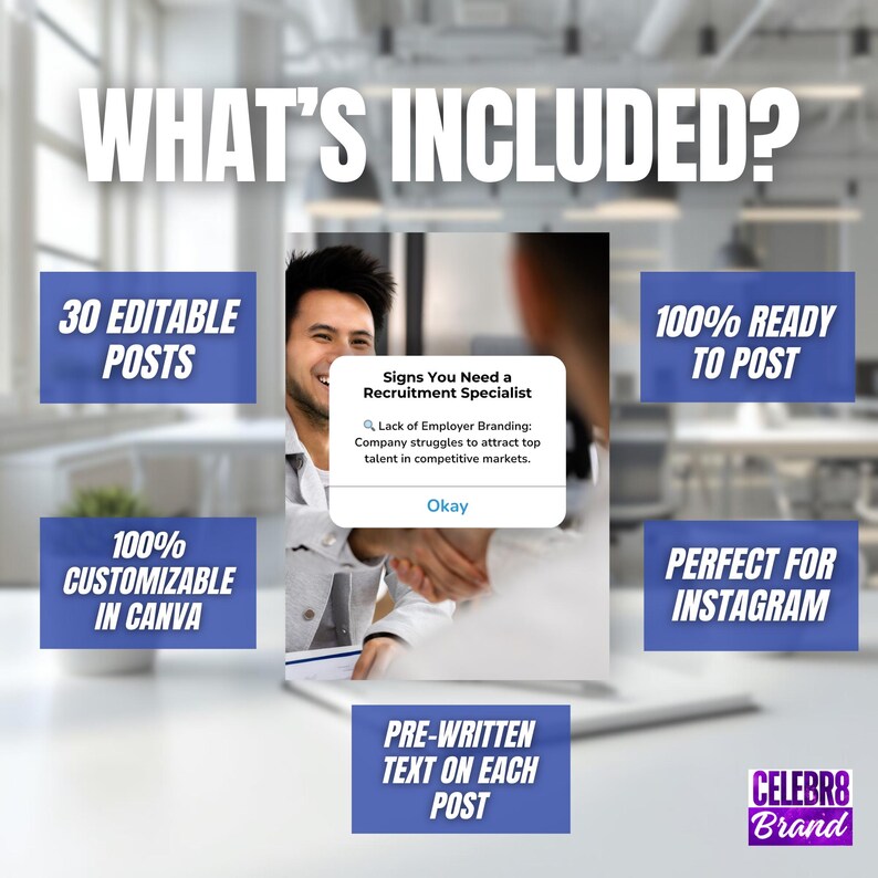 Recruiter Posts Recruitment Specialist Instagram Posts, Hiring & Talent Acquisition ...