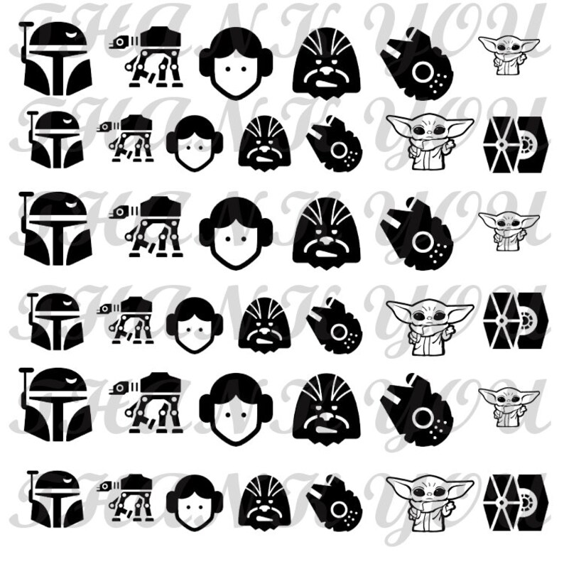 star wars nail stickers