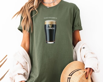 Guinness Pint 'Vitamin G' T-Shirt | St. Patrick's Day Tee