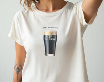 Guinness Pint 'Vitamin G' Women's Boxy Tee | St. Patrick's Day