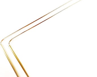 Handmade Brass Handled Dowsing Rods: Divining L-Rods, Paranormal Tool