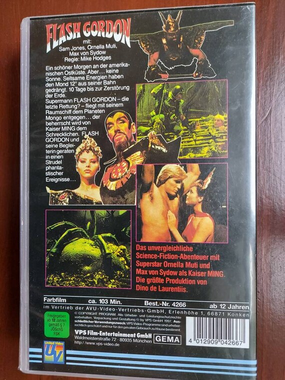 Flash Gordon VHS - Etsy