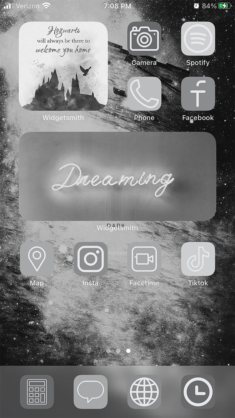 Grey Vibes Aesthetic iPhone ios14 App Icons 20 App Pack | Etsy