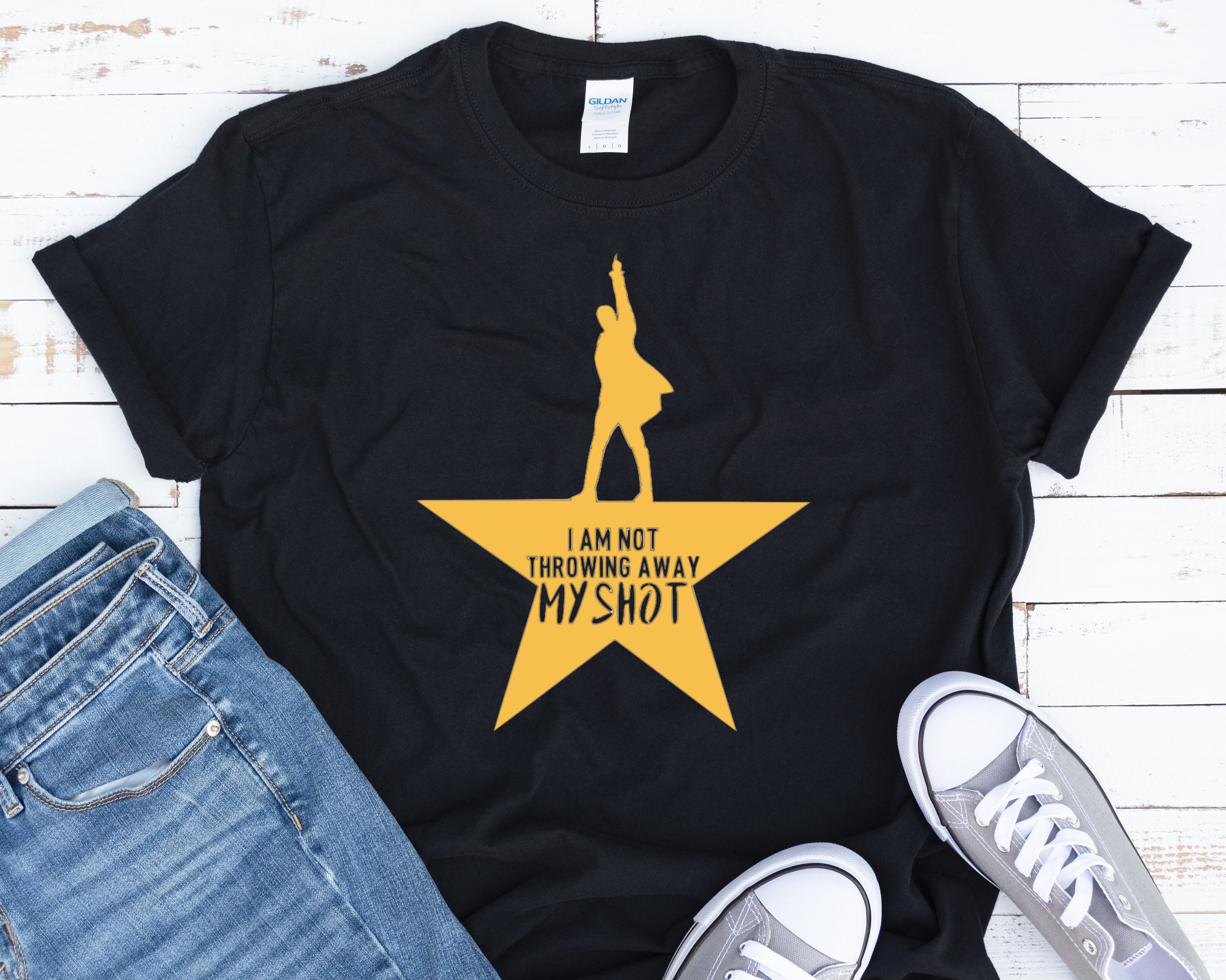 Hamilton Tee: I Am Not Throwing Away My Shot, Short Sleeve Long Sleeve  Available!